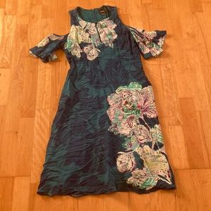 Turquoise color dress